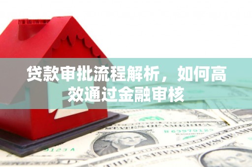 武陟贷款审批流程解析，如何高效通过金融审核