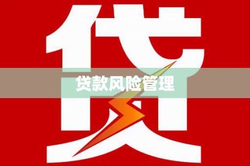 武陟贷款风险管理