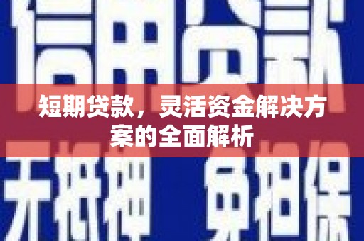 武陟短期贷款，灵活资金解决方案的全面解析