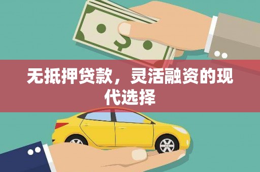 武陟无抵押贷款，灵活融资的现代选择
