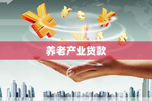 武陟养老产业贷款