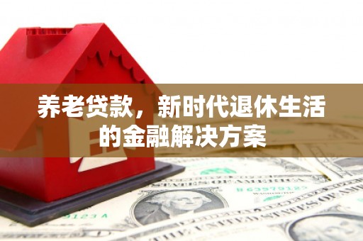 武陟养老贷款，新时代退休生活的金融解决方案