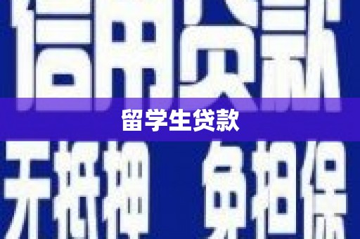 武陟留学生贷款