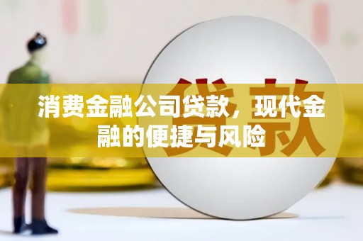 武陟消费金融公司贷款，现代金融的便捷与风险
