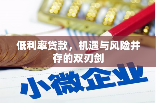 武陟低利率贷款，机遇与风险并存的双刃剑