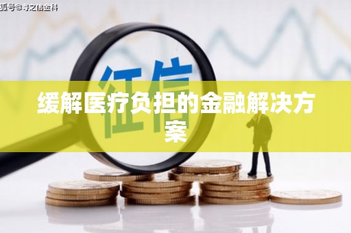 武陟缓解医疗负担的金融解决方案